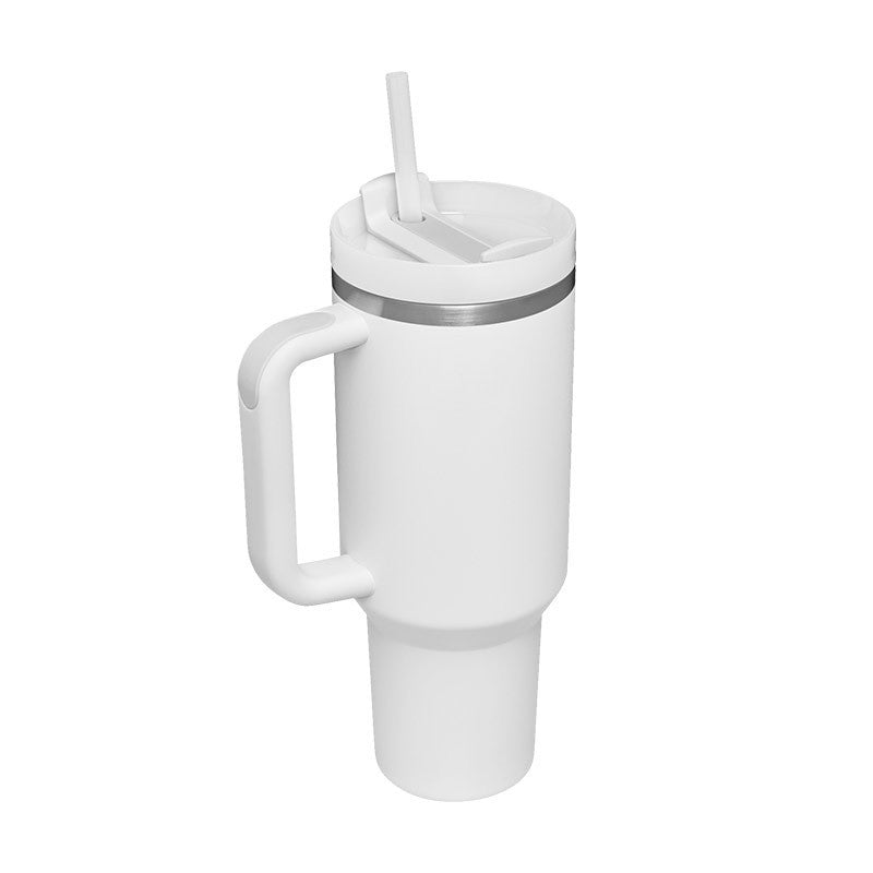 1.2L Insulated Tumbler – With Handle, Straw & Lid | Ideal for the Car, Gym or Office