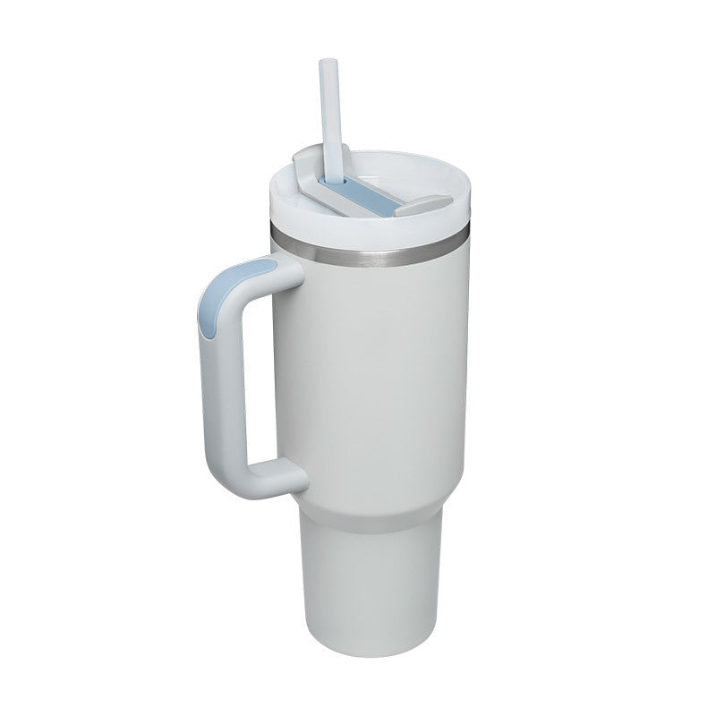 1.2L Insulated Tumbler – With Handle, Straw & Lid | Ideal for the Car, Gym or Office