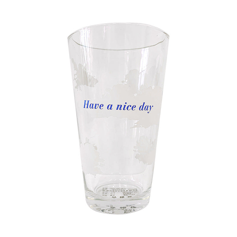 Cute & Practical – Tasse en verre avec paille