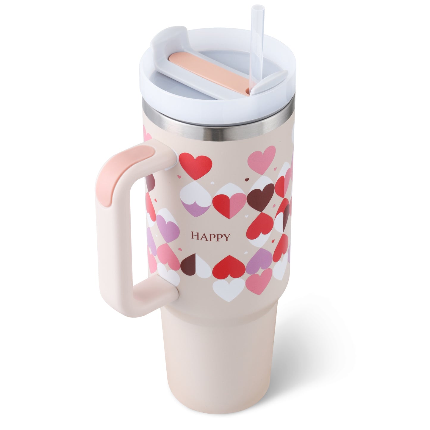 1.2L Insulated Tumbler – With Handle, Straw &amp; Lid | Ideal for the Car, Gym or Office