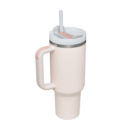1.2L Insulated Tumbler – With Handle, Straw &amp; Lid | Ideal for the Car, Gym or Office